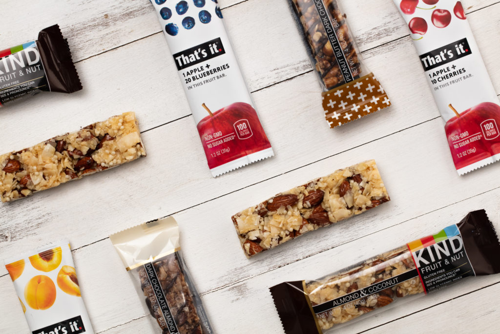 That's it and KIND bars are an example of using transparency in CPG snack bar packaging design. 